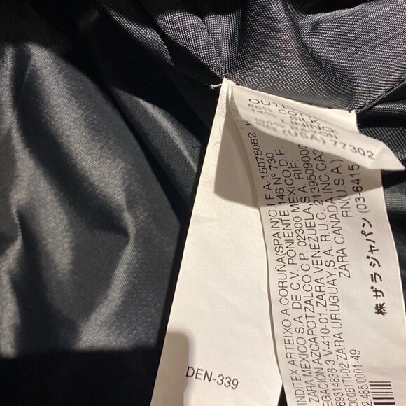 ZARA woman Trench coat silk blend with bell sleeves Medium - Picture 10 of 12